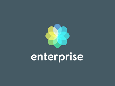 Enterprise logo art colors graphics icon identity illustation logo mark vector wip