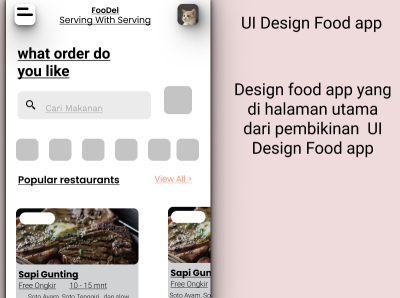 UI Design Food app
