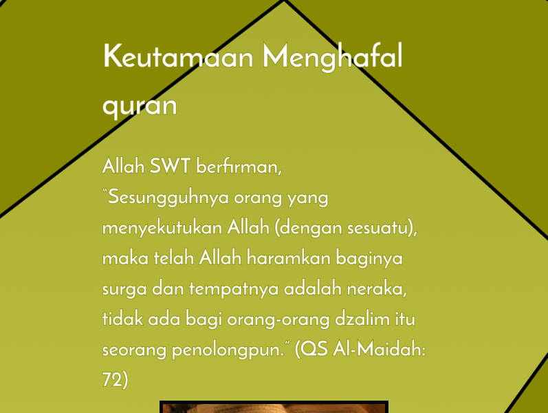 Poster Keutamaan Menghafal Quran by MR Arv on Dribbble