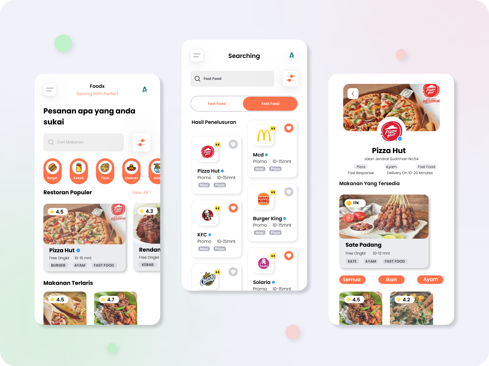 UI Food App (Arkan Naufal 8D) by Arkan Naufal on Dribbble