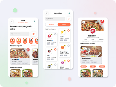 UI Food App (Arkan Naufal 8D)