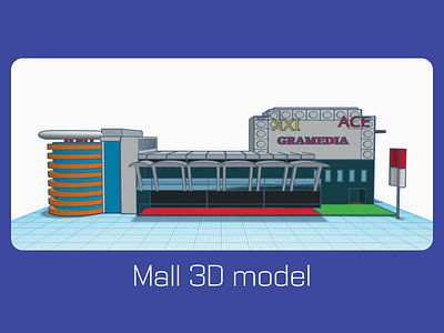 Mall 3D model