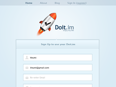 Signup gtd signup web