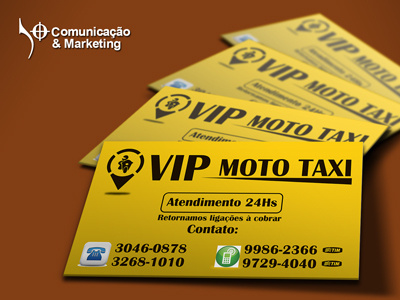 Business card Vip motorcycle taxi business card developmente motorcycle