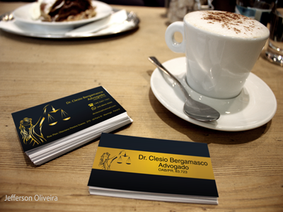 Business card lawyer brand development business card card creation