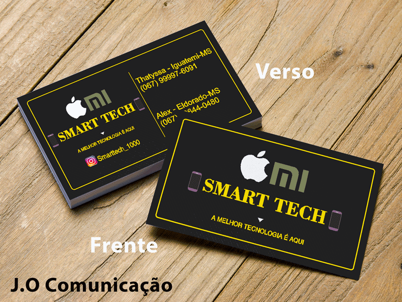 Smart Tech art card creative design