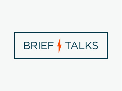 Brief Talks bolt branding brief logo mutte talks