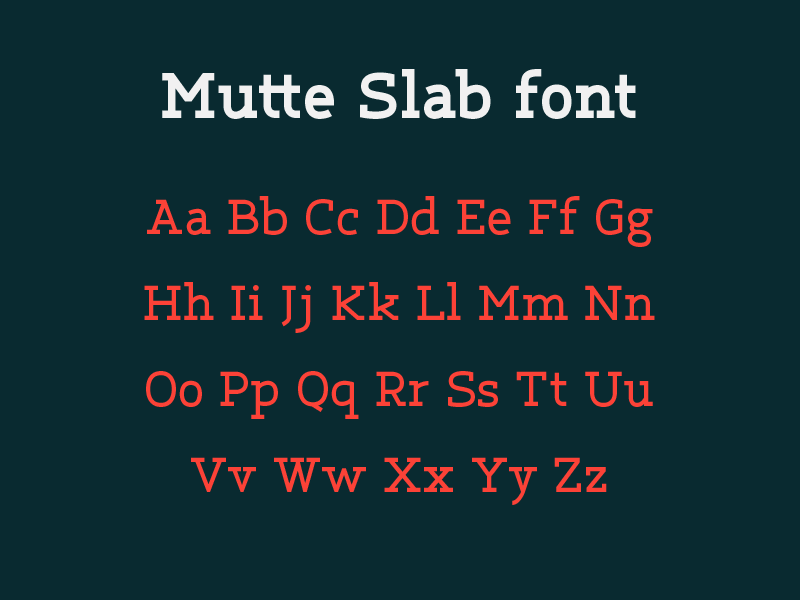 It's alive! font mutte slab slab serif typeface typography