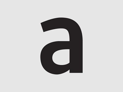 Letter "a" a font glyph letter type typeface typography