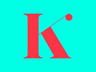 K for Kinky k letter type typography