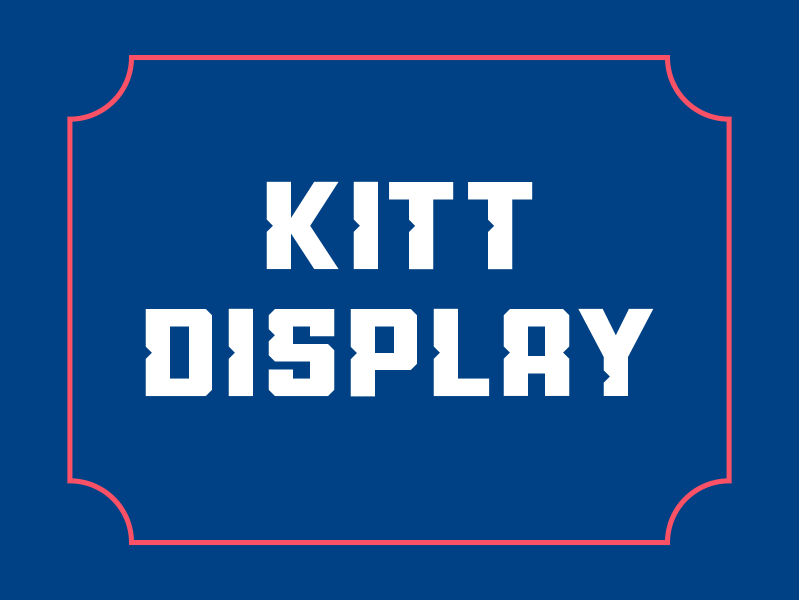 Kitt display [Sale] display font sale type typeface typography