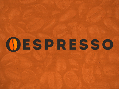 Espresso recipe book logo branding coffee coffee bean espresso logo