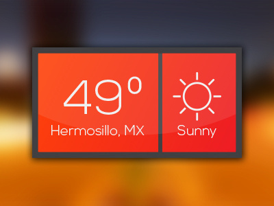 Weather App app hot temperature thermometer ui warm weather