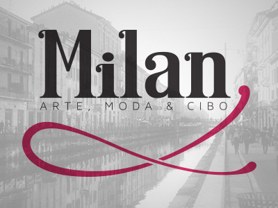 Milan 2 lettering logo milan serif typography