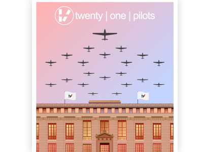 Twenty one pilots poster contest 2 band building columbus illustration ohio planes poster twenty one pilots