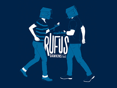Rufus Dawkins band merch design illustration t shirt typography vector
