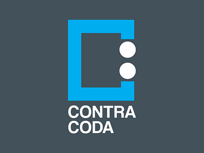 Contra Coda logo branding design logo typography