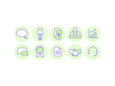 Comm-Icon-ation business cash communication graph handshake icon icons lightbulb marketing ribbon speech thinking