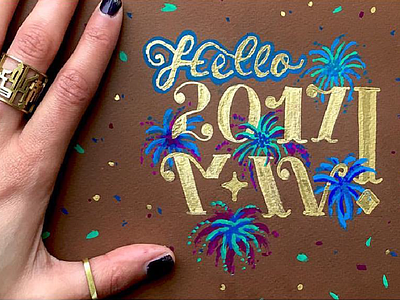 2017 arabic calligraphy fireworks handlettering illustration jewelry lettering paint ring type typography