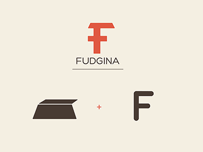 Fudgina Chocolate Bar Logo