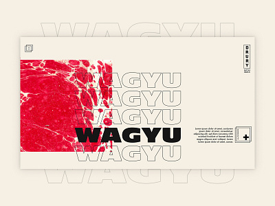 Wagyu Website beef cattle home page design layout marbled marbling site design wagyu web website