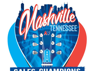Sales Conference Logo 2016 blues conference fire guitar illustrator les paul logo nashville sales