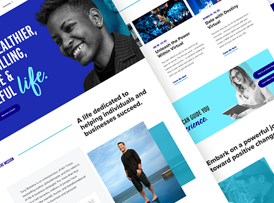 Tony Robbins Website Redesign Concept