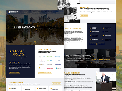 Executive Staffing Agency Website Redesign web design