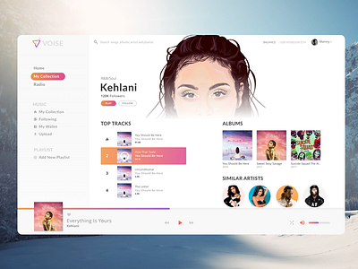 Desktop Music player