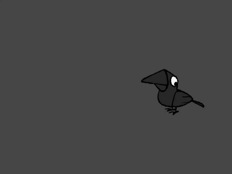 The Tail Puller 2d animation bird c4d cinema 4d crow gif lizardfei motion design motion graphics naughty sketchandtoon