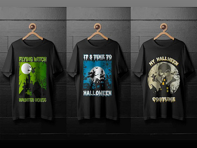 Halloween and Trendy T-Shirt design