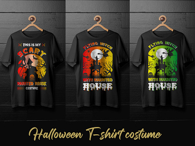 Halloween and Trendy T-shirt design black boo branding costume eye catching t shirt graphic design halloween halloween costume halloween t shirt haunted house illustration party scary scary night t shirt t shirt design t shirts vintage witch