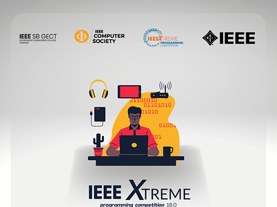 IEEE Programming contest poster by Chandana R on Dribbble