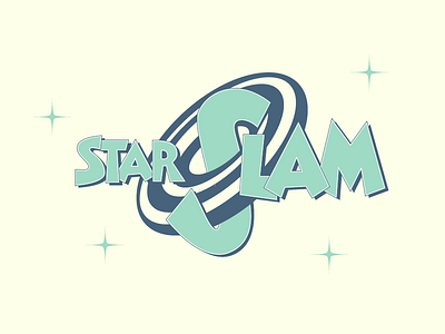 Star Slam flat logo space