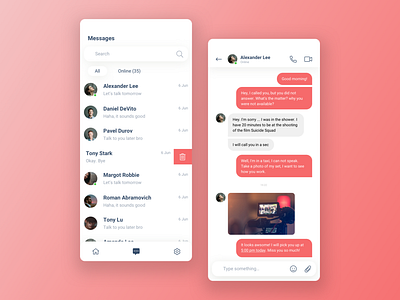 Daily UI [Day 13] Direct Message dailyui design ui