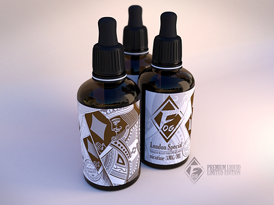 Fog e-liquid | product design 3d blender product design