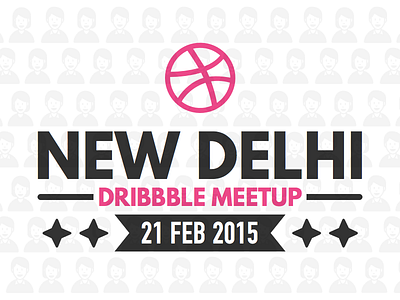 Delhi Dribbble Meetup! delhi india meetup meetups new delhi stickers