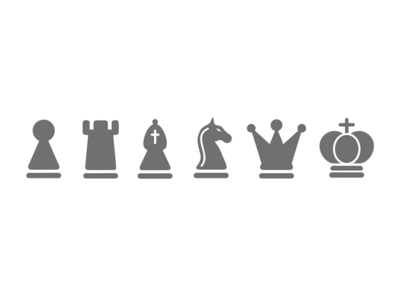 Designing chess icons. Modern icons for a 1400 year old game, by Gyan  Lakhwani