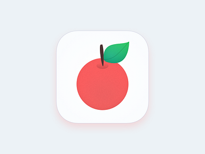 Ambiguous Fruit app app icon design food fruit icon illustration illustrator ios logo minimal sketch