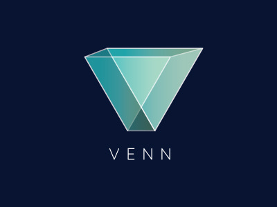 Venn Logo Concept angles branding geometric identity logo perspective venn diagram