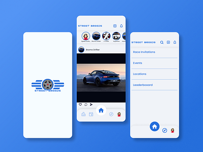 STREET BREED app design ui
