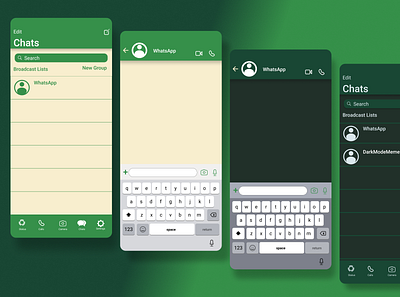 WhatsApp Iphone Redesign app design ui