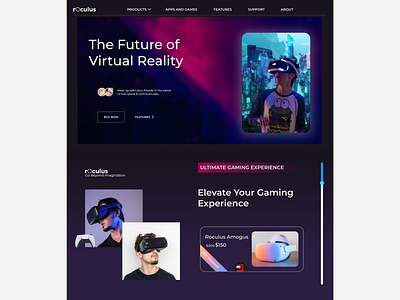 rOculus graphic design ui virtualreality vr web webdesign