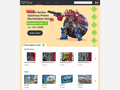 ToYSus design optimusprime ui web webdesign website