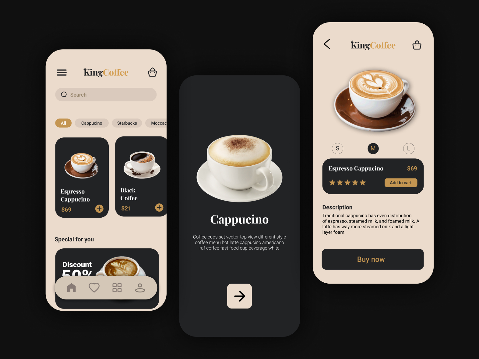 UI UX Coffee Online by RaMaster on Dribbble