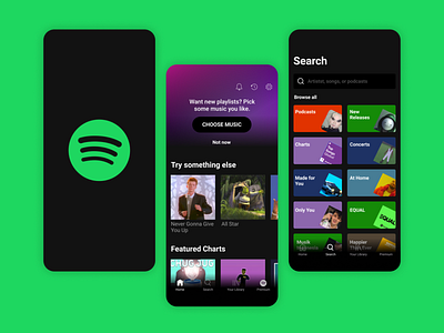 Spotify Remake UI Design