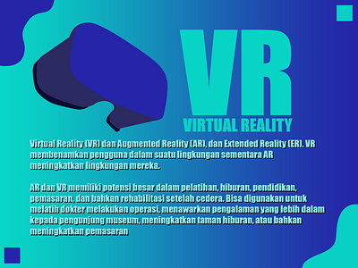 VR Poster design illustration vector