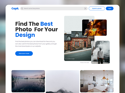 Website Design: Capit. UI Landing Page app branding design graphic design logo ui ui design ui ux uidesign uiux ux uxui vector visual design web web design webdesign website website design white