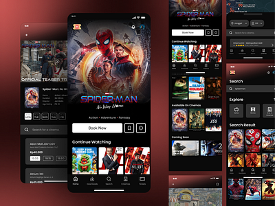 App Design: Motix UI Movie Streaming App