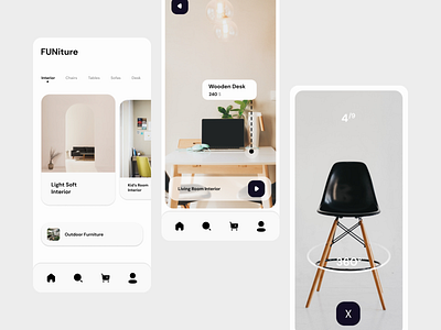 FUNiture UI Design